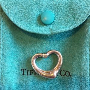 Tiffany and co Diamond heart pendant